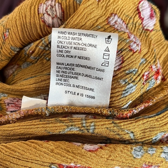 Patrons of Peace | Floral Mustard Jumpsuit - Picture 14 of 14